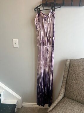 YFB  Maxi Dress with Purple Tie-Dye